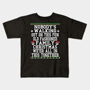 ugly sweater christmas 2024 Kids T-Shirt